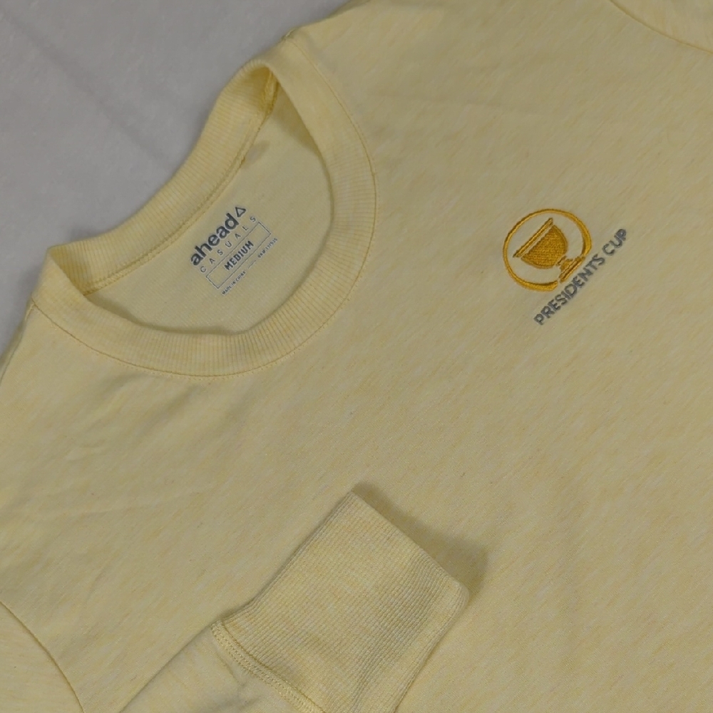 Ahead Casuals Sue Golf Crew Neck Terry Cloth Women's Shirt Presidents Cup PGA Md